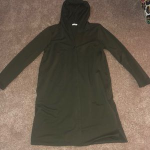 🌱 J. Jill 🌿🌱🍃 sage green medium duster jacket long cardigan